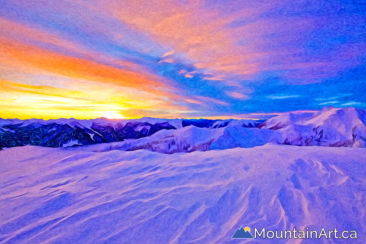 絵画 Mountain at sunset 絵画 Mountain at sunset 絵画 Mountain at sunset Mountain at sunset