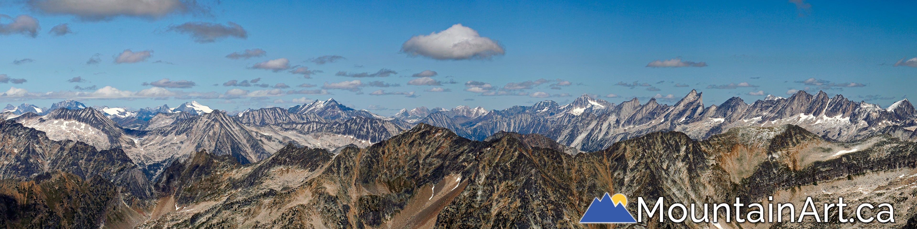 Purcell Mountain Panoramic Artwork by Lucas Jmieff – Mountain Art
