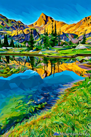 mt lucifer sunset reflection gwillim lakes valhalla park bc