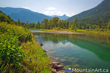 summer slocan river valley and frog peak BC