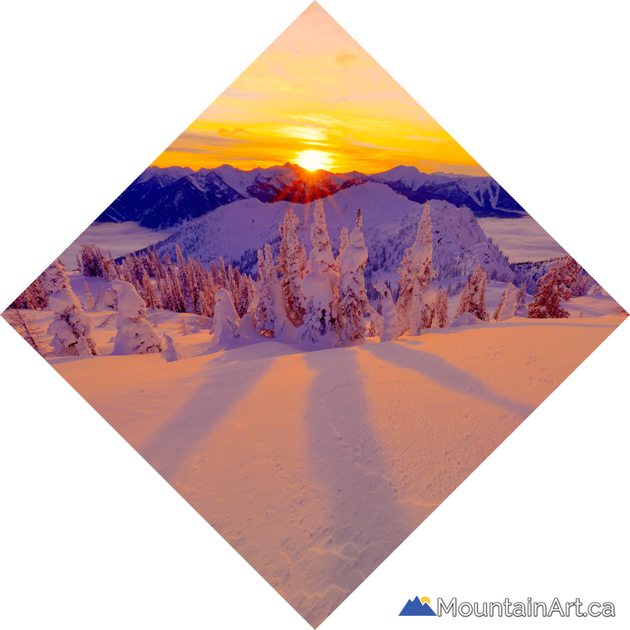 selkirk mountains sunset alpenglow retallack reco winter kaslo bc