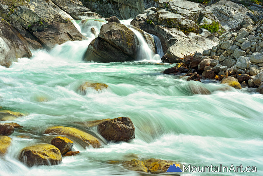 fry creek waterfall canyon kootenay lake bc