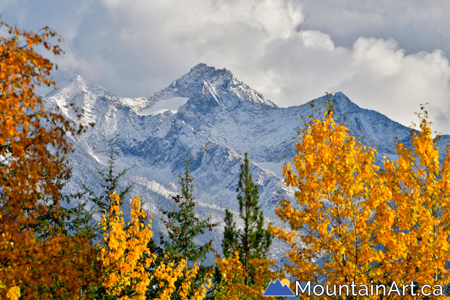 hall peak purcell mountains autumn lardeau bc