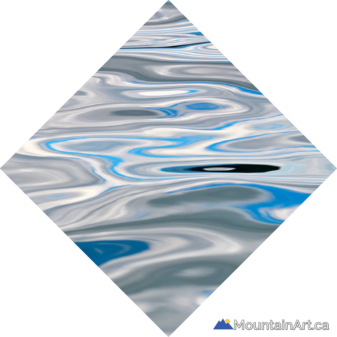 kootenay lake water reflections abstract art