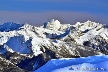 the leaning towers winter purcell mountains bc