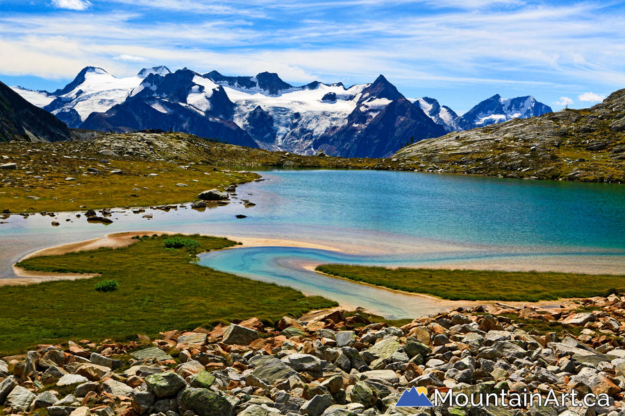 monica-meadows-alpine-lake-horseshoe-glacier-purcell-mountains