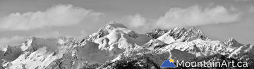 mt brennan  winter panorama goat range kaslo bc