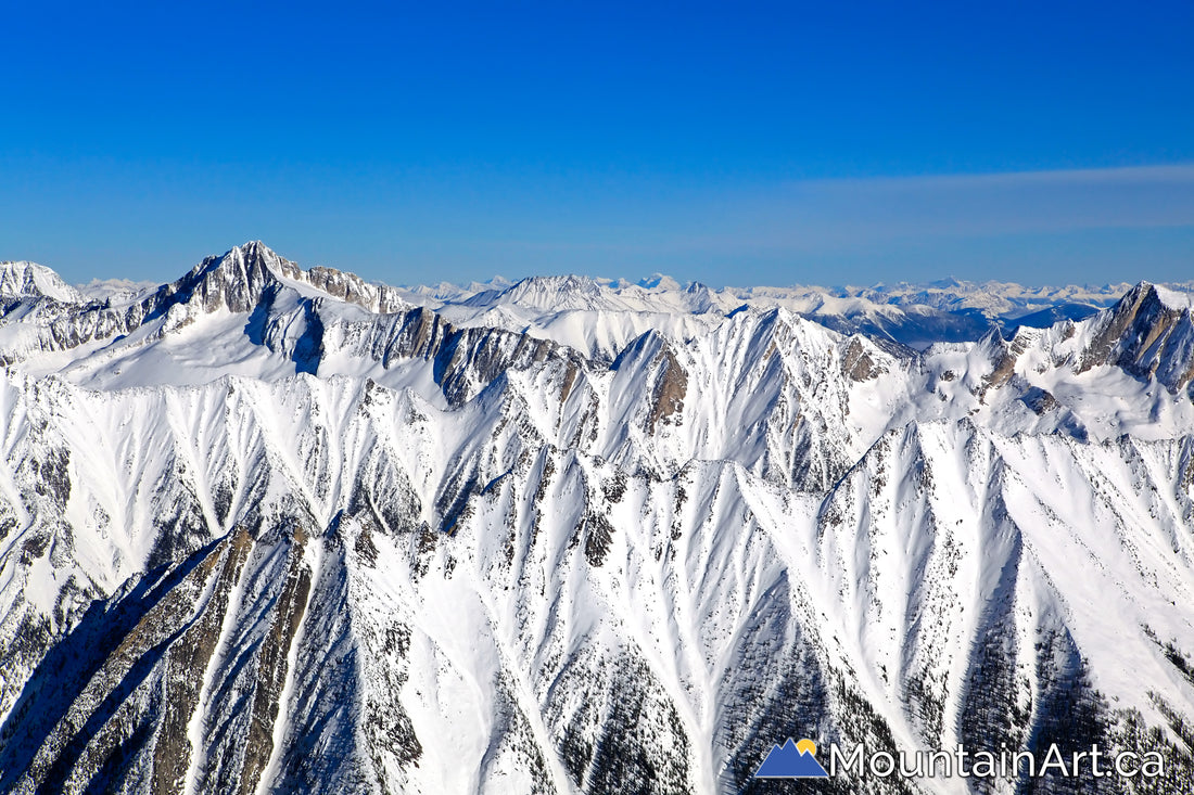 Mt Hamill near Earl Grey Pass in the wintery Purcell Mountains BC