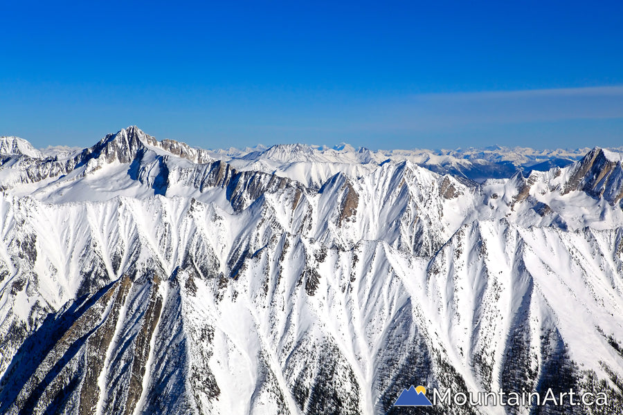 Mt Hamill near Earl Grey Pass in the wintery Purcell Mountains BC