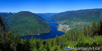 nelson bc spring panorama giveout bedframe view kootenay lake