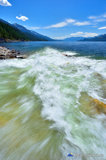 powder creek rushing water kootenay lake riondel kaslo bc