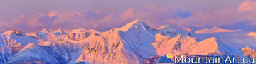 winter sunset mt macbeth purcell mountains bc