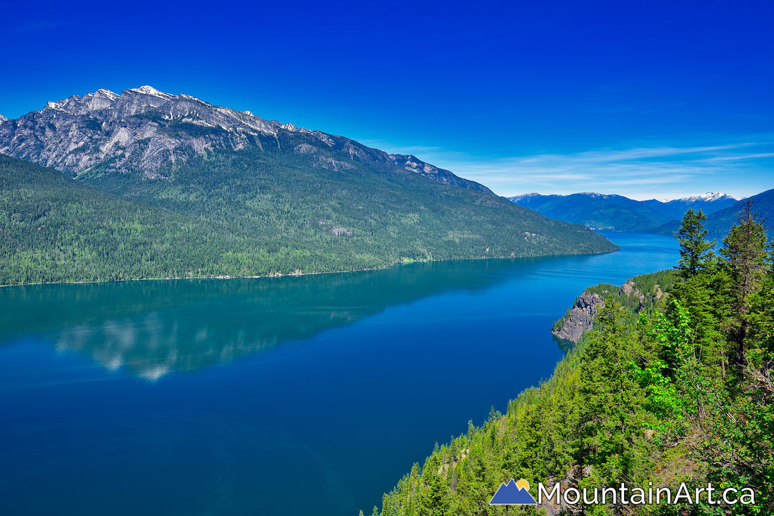 slocan lake view valhalla mountain park silverton and new denver bc