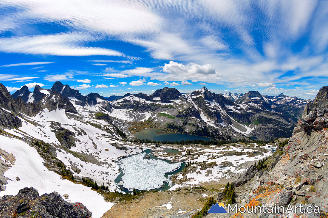 Valhalla lake mt prestley mt drinnon valhalla park bc