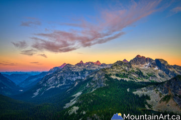 valhalla park bc gwillim lakes sunset