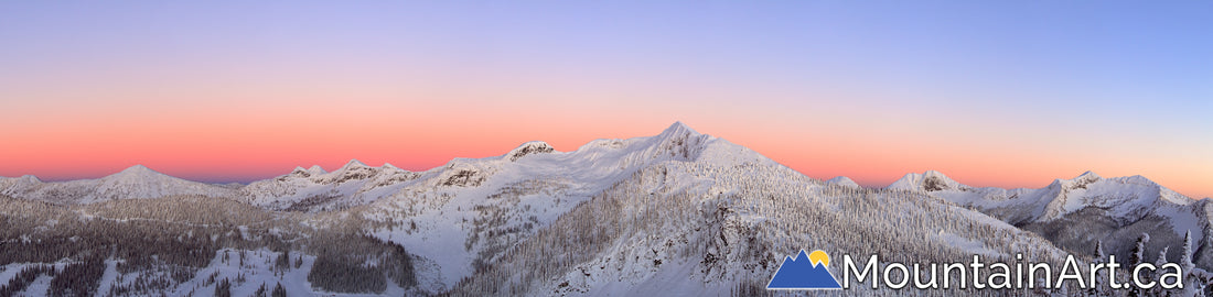 whitewater ski backcountry alpenglow ymir bowl peak panorama