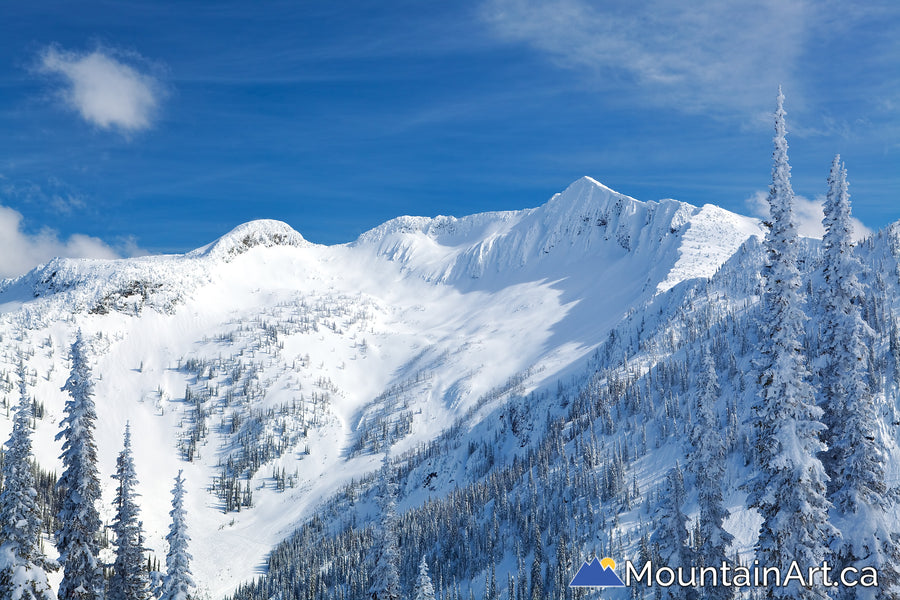 Ymir Bowl backcountry touring area of Whitewater ski area, Nelson, BC.