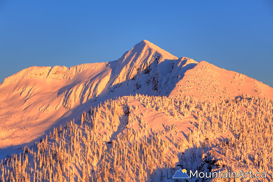 alpenglow sunset ymir peak whitewater ski bc